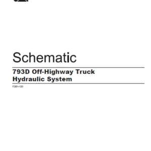 EN Cat Off-Highway Truck 793D Off-Highway Truck Hydraulic System Schematic Manual - PDF DOWNLOAD