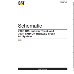 EN Cat Off-Highway Truck 793F Off-Highway Truck and 793F CMD Off-Highway Truck Air System Pneumatic Schematic Manual – PDF DOWNLOAD