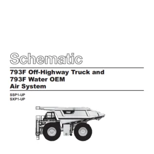 EN Cat Off-Highway Truck 793F Off-Highway Truck and 793F Water OEM Air System Hydraulic System Schematic Manual - PDF DOWNLOAD