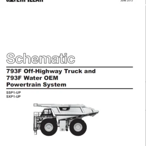 EN Cat Off-Highway Truck 793F Off-Highway Truck and 793F Water OEM  Powertrain System Hydraulic System Schematic Manual - PDF DOWNLOAD