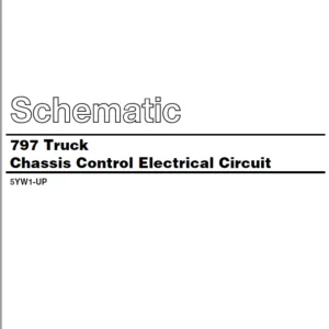 EN Cat Off-Highway Truck 797 Truck Chassis Control Electrical Circuit Schematic Manual - PDF DOWNLOAD