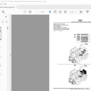 John Deere Agriculture 7200 7300 7400 7500 Part Catalog Manual - PDF DOWNLOAD