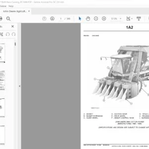 John Deere Agriculture Cotton Picker 9940 Parts Catalog Manual - PDF DOWNLOAD