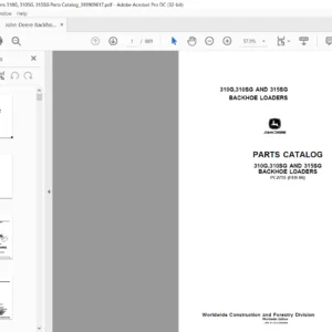 John Deere Backhoe Loaders 310SE & 315SE Operation & Test Technical Manual - PDF DOWNLOAD