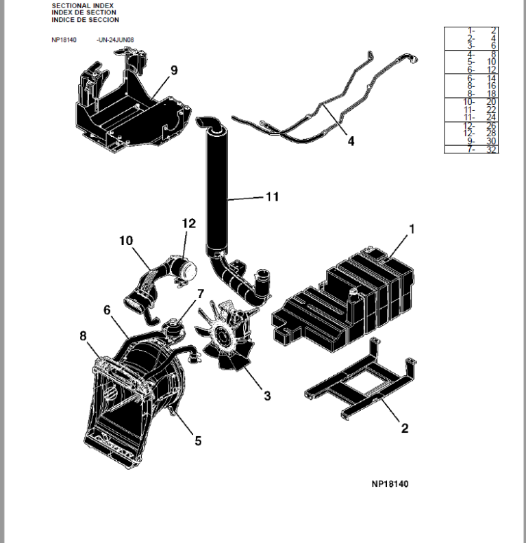 John Deere Sprayer 4730 SelfPropelled Parts Catalog Manual PDF