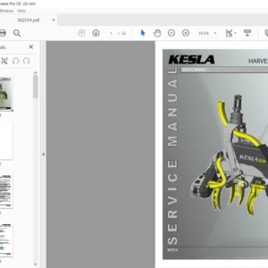 KESLA HARVESTER HEADS SERVICE MANUAL - PDF DOWNLOAD