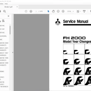 Mitsubishi Fuso FK FM Series Truck Service Manual - PDF DOWNLOAD