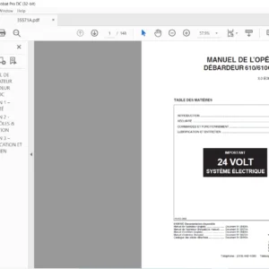 Tigercat DÉBARDEUR 610 610C MANUEL DE L’OPÉRATEUR - PDF DOWNLOAD