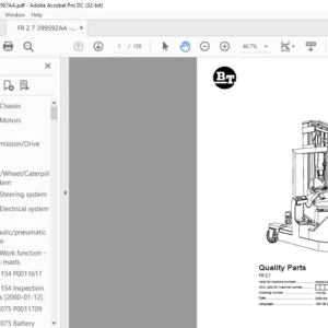 BT FR 2.7 Quality Parts Manual - PDF DOWNLOAD