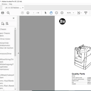 BT LR 3.0 Quality Parts Manual - PDF DOWNLOAD