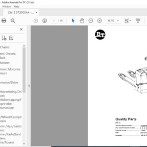 BT LW 13 Quality Parts Manual - PDF DOWNLOAD