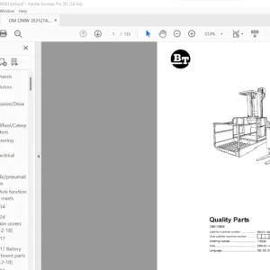 BT OM /OMW Quality Parts Manual - PDF DOWNLOAD