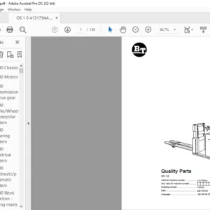 BT OS 1.0 Quality Parts Manual - PDF DOWNLOAD