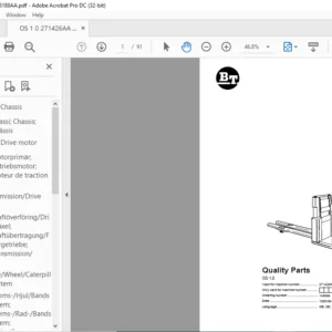 BT OS 1.0 Quality Parts Manual - PDF DOWNLOAD