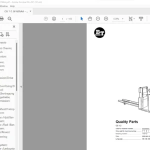 BT OS 1.0 Quality Parts Manual - PDF DOWNLOAD