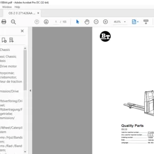 BT OS 2.0 Quality Parts Manual - PDF DOWNLOAD