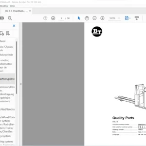 BT OS 2.0 Quality Parts Manual - PDF DOWNLOAD