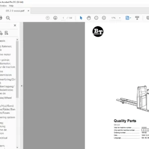 BT OS 2.0 Quality Parts Manual - PDF DOWNLOAD