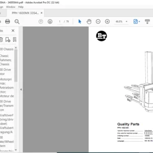 BT PPH 1600 MX Quality Parts Manual - PDF DOWNLOAD