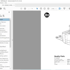 BT PPL 2000 MX Quality Parts Manual - PDF DOWNLOAD
