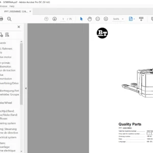 BT PPT 2000 MMD Quality Parts Manual - PDF DOWNLOAD