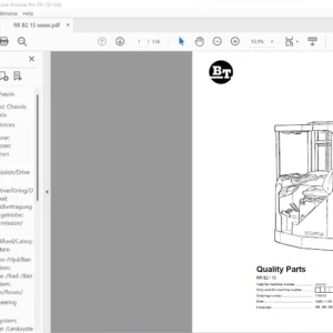 BT RR B2 / 15 Quality Parts Manual - PDF DOWNLOAD