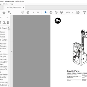 BT RRE200 / RRE200C / RRE200E / RRE200EC Quality Parts Manual - PDF DOWNLOAD