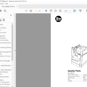 BT RSL 3000 SE Quality Parts Manual - PDF DOWNLOAD