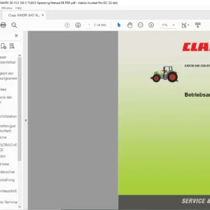 CLAAS AXION 840-820-810 CMATIC Betriebsanleitung - PDF DOWNLOAD (german)