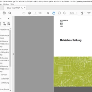 CLAAS QUANTUM 6800 S QUANTUM 5800 S QUANTUM 5700 S QUANTUM 4700 S Betriebsanleitung – PDF DOWNLOAD (German)