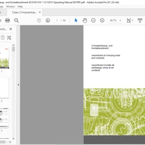 Claas Crimpwerkzeug- und Kontaktsortiment Betriebsanleitung_DE_EN_FR - PDF DOWNLOAD