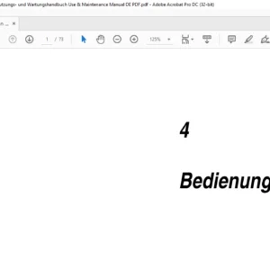 Claas IMO Version 4.4 BENUTZUNGS-UND WARTUNGSHANDBUCH - PDF DOWNLOAD (GERMAN)