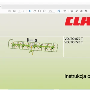 Class VOLTO 870 T VOLTO 770 T Instrukcja obsługi - PDF DOWNLOAD (Polish)