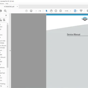 Dana Spicer Tigercat Axle 37R116 Service Manual pn BM151 - PDF DOWNLOAD