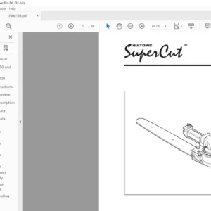 HULTDINS SuperCut 300 Service Manual SN 037-150 and up - PDF DOWNLOAD