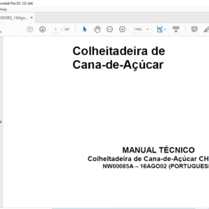 JOHN DEERE Colheitadeira de Cana-de-Açúcar MANUAL TÉCNICO - PDF DOWNLOAD (Portuguese)