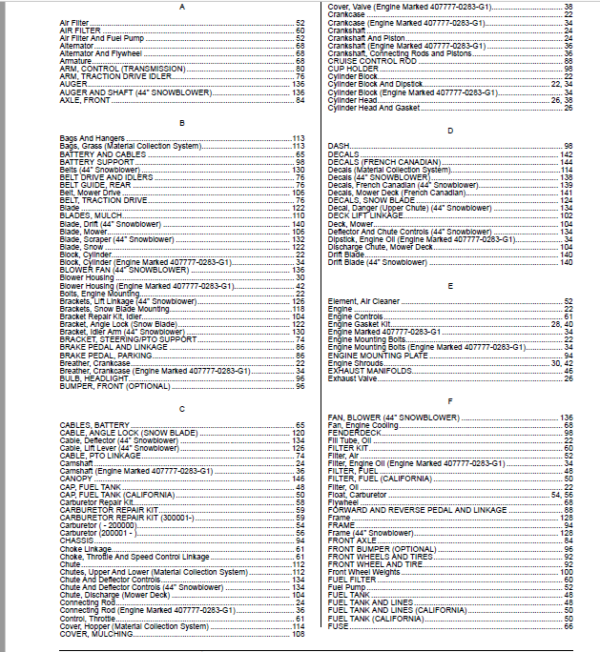 JOHN DEERE LA135 100 Series Tractor PARTS CATALOG MANUAL - PDF DOWNLOAD ...