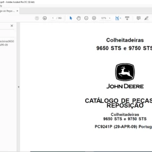Catálogo de Peças John Deere 9650 STS e 9750 STS PDF