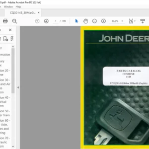 John Deere 1185 Combine Parts Manual - PDF DOWNLOAD