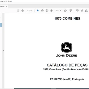 John Deere 1570 COMBINES CATÁLOGO DE PEÇAS - PDF DOWNLOAD (Português)