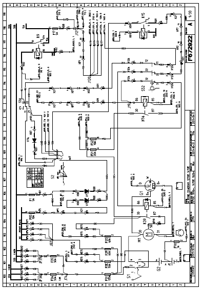 John Deere Combine 1270E 1470E F675445 A0 Electric Schematic Spanish ...