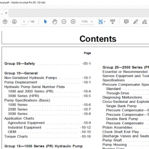 John Deere Radial Piston Pumps ctm7 Technical Manual - PDF DOWNLOAD
