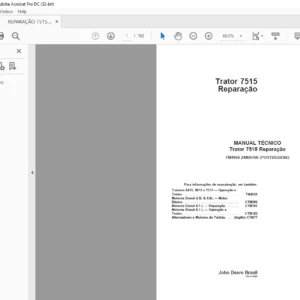 John Deere Trator 7515 Reparacao MANUAL TECNICO - PDF DOWNLOAD