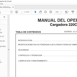 Tigercat 220C Cargadora MANUAL DEL OPERADOR - PDF DOWNLOAD
