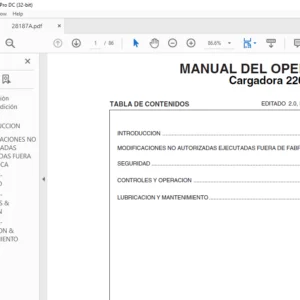 Tigercat Cargadora 220 MANUAL DEL OPERADOR – PDF DOWNLOAD (Portuguese)