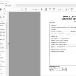 Tigercat Colheitadeira H250B MANUAL DE SERVIÇO - PDF DOWNLOAD (Portuguese)