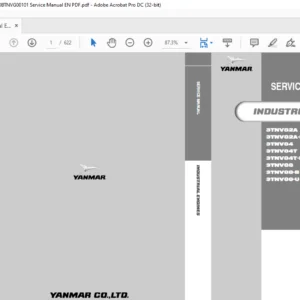 Yanmar Industrial Engines 3TNV82A - 4TNV106T 0BTNVG00101 Service Manual EN PDF