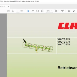 class VOLTO 870 770 670 Betriebsanleitung - PDF DOWNLOAD (GERMAN)