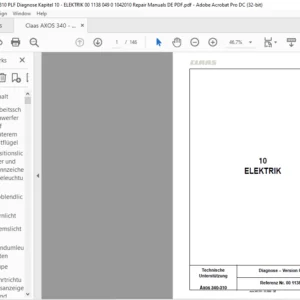 CLAAS Axos 340-310 10 ELEKTRIK Reparatur handbuch - PDF DOWNLOAD (German)
