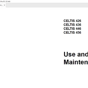 CLAAS CELTIS 426 436 446 456 Use and Maintenance Manual - PDF DOWNLOAD